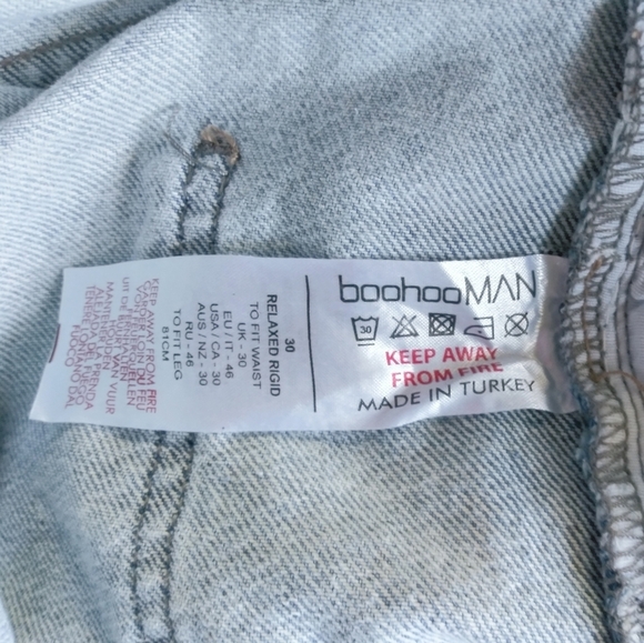 Man BoohooMan Jeans Men's size 30X32 - Picture 6 of 6